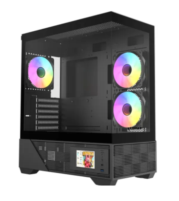 Kućište Raidmax Infinita i803 ARGB Black LCD Ekran, i803BF - DS Computers DOO