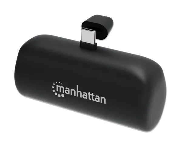 Powerbank Manhattan 1026336 5000mAh 10W/Black/USB-C - DS Computers DOO