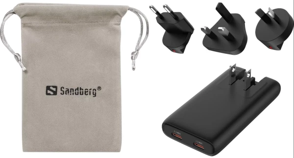 Sandberg 441-77 4in1 TravelCharger 65W Black - DS Computers DOO