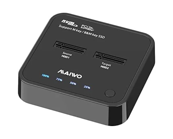 SSD docking station MAIWO K3016P2 USB-C - 2 x M.2/NvMe/Clone - DS Computers DOO