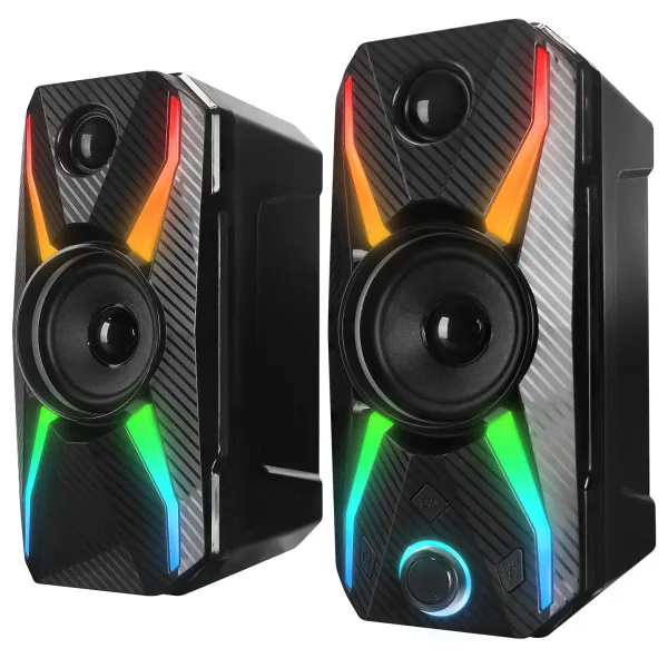 Zvučnik USB 2.0 Rampage RMS-X5 3Wx2 RGB 39545 - DS Computers DOO