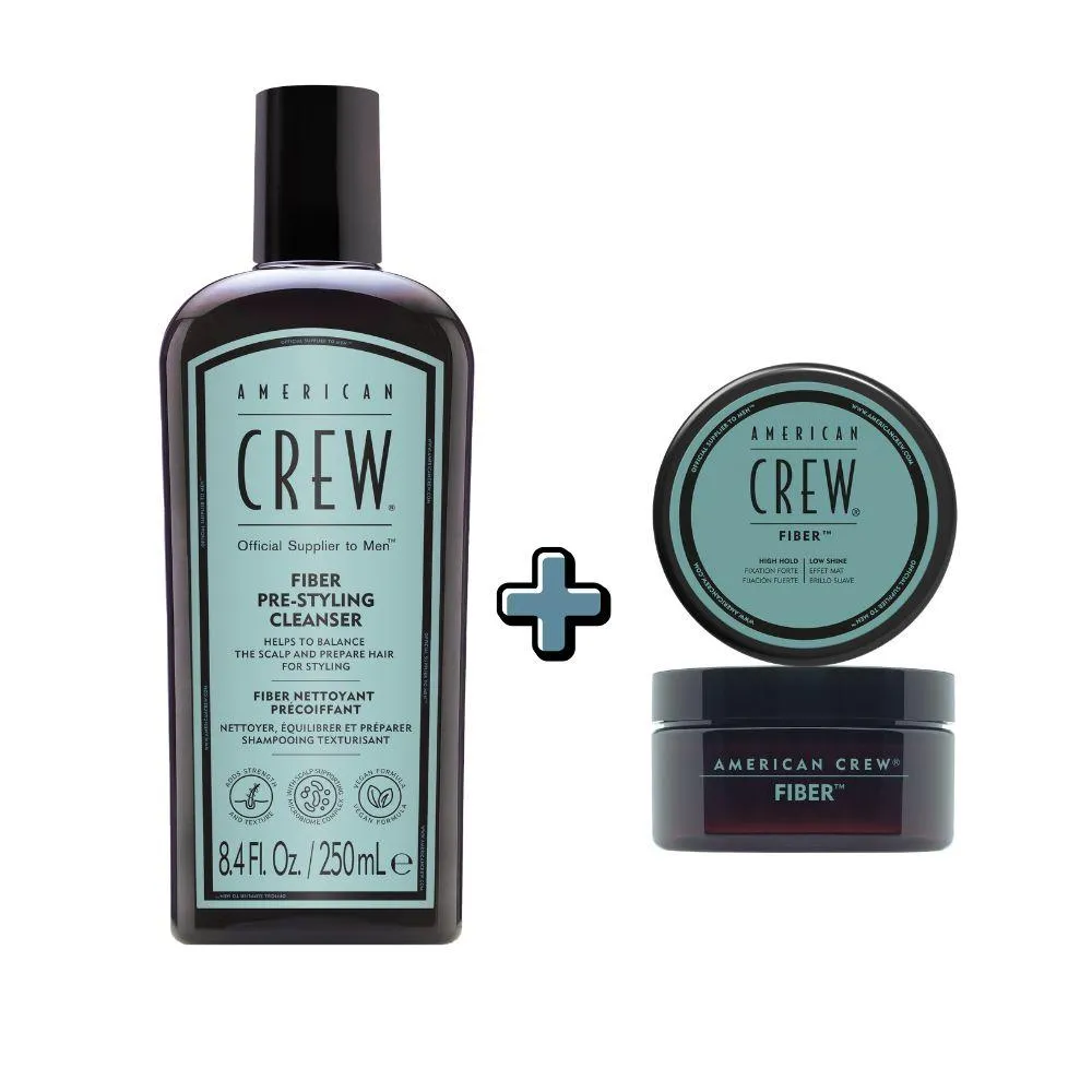 American Crew Fiber duo set
