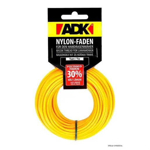 ADK Najlonska nit za košenje 2.00 mm/ 25m
