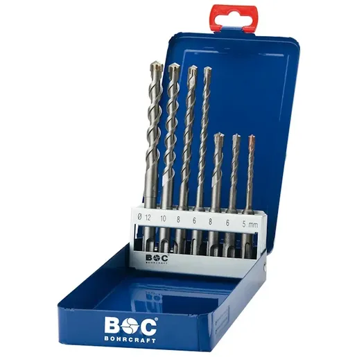 BOHRCRAFT Set burgija SDS plus, 7 kom