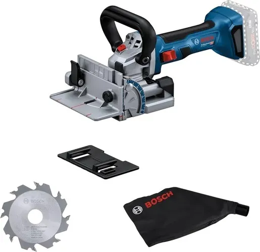 BOSCH Professional akumulatorska glodalica za pljosnate tiple GFF 18V-22 SOLO + bočno glodalo 0601620100