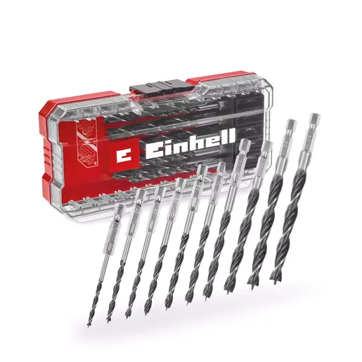 Einhell Set burgija za drvo S-Case 10 kom