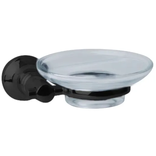 Flusso Držač sapuna Black 123815