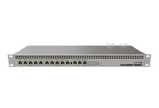 MikroTik RB1100Dx4 Ruter, 13x Gigabit, 60GB M.2 SSD