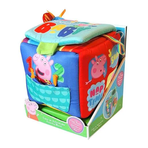 Peppa Prase plišana aktiviti kocka