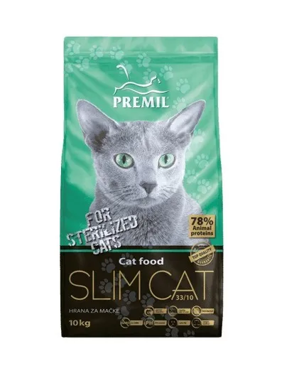 Premil Suva hrana za mačke Slim cat 10 kg