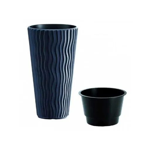 Prosperplast Saksija Sandy Slim 30X52Cm Antracit PR DPSP300-S433