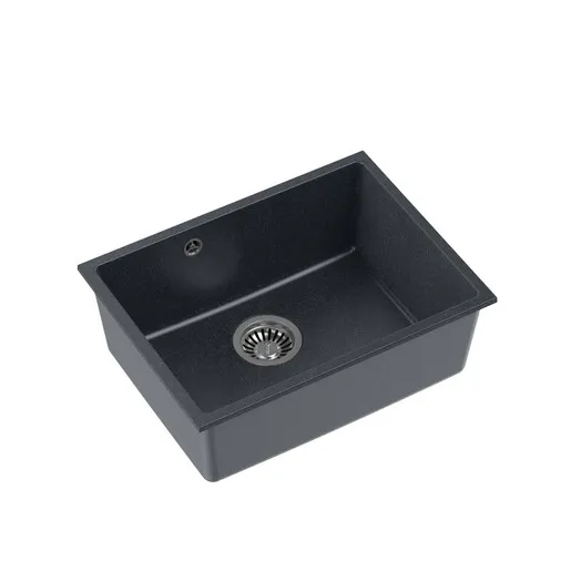 Quadron ALEC 50 GraniteQ,podgr. Sudopera 1 kada- black dotted/steel HQA5340CZK