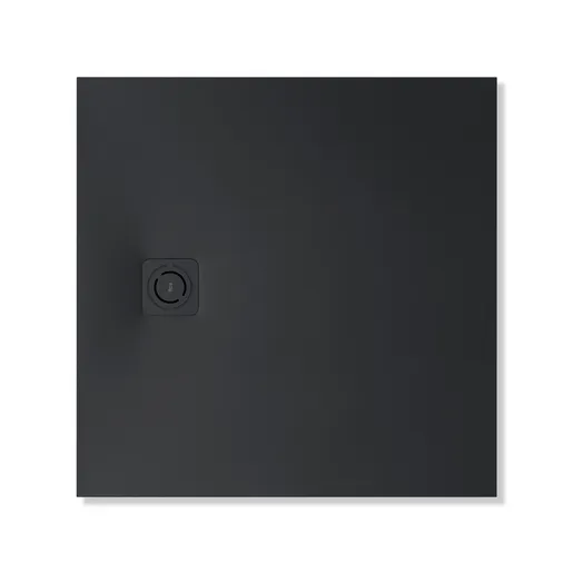 Roca Terran-n tuš kadica sa odvodom crna superslim 90x90