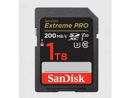 SanDisk SDXC 1TB Extreme ProDeluxe 200MB/s UHS-I Class10 U3 V30