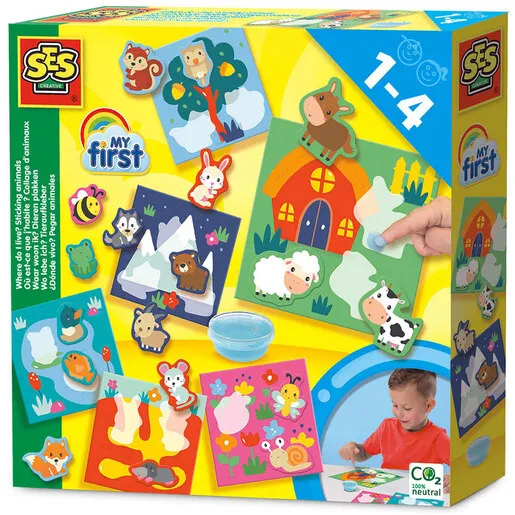 Ses Creative Edukativni set - gde žive životinje