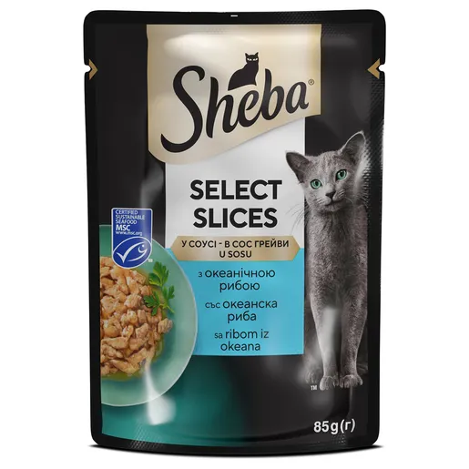 Sheba kesica, okean riba, sos 85g