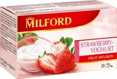 ČAJ JAGODA&JOGURT MILFORD 50G