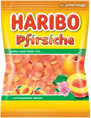 BOMBONE GUMENE PFIRSICHE HARIBO 100G