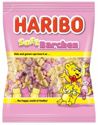 BOMBONE GUMENE SOFT BARCHEN HARIBO 100G