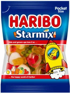 BOMBONE GUMENE STAR MIX HARIBO 100G
