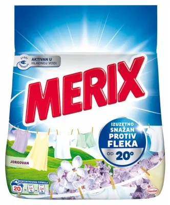 DETERDŽENT ZA VEŠ JORGOVAN 20PR MERIX 1.5KG