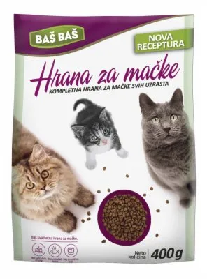 HRANA ZA MAČKE GRANULE BAŠ BAŠ 400G