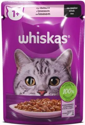 HRANA ZA MAČKE LOSOS WHISKAS 85G