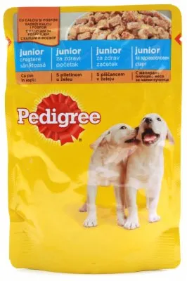 HRANA ZA PSE PILETINA JUNIOR PEDIGREE 100G