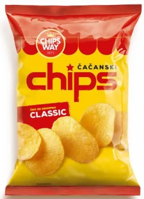 ČIPS CLASSIC CHIPS WAY 150G