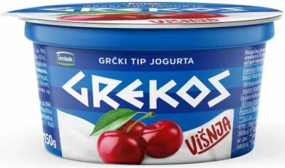 JOGURT GRČKI GREKOS VIŠNJA 150G