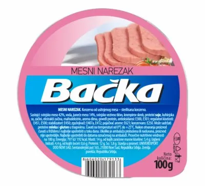MESNI NAREZAK BAČKA 100G