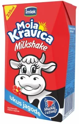 MILK SHAKE MOJA KRAVICA JAGODA 235ML