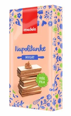 NAPOLITANKE NUGAT MEDELA 400G