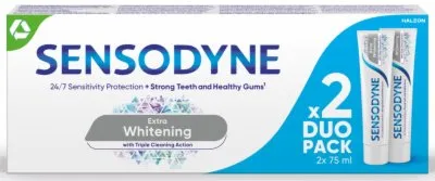 PASTA ZA ZUBE DUO EXTRA WHITE SENSODYNE 2X75ML