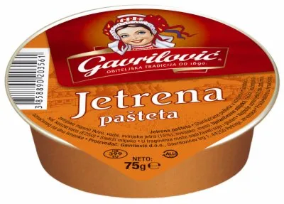 PAŠTETA JETRENA GAVRILOVIĆ 75G
