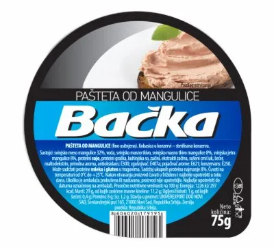 PAŠTETA OD MANGULICE BAČKA 75G
