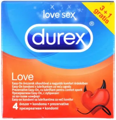 PREZERVATIV LOVE DUREX 3/1