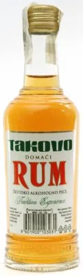 RUM DOMAĆI 40%  TAKOVO 0.1L