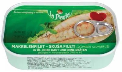 SKUŠA FILETI U ULJU LA PERLA 115G