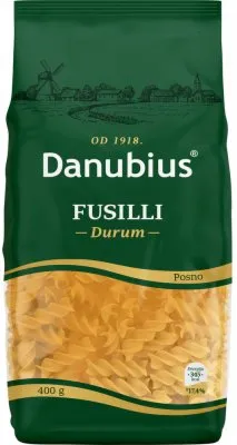 TESTENINA FUSILLI DURUM DANUBIUS 400G
