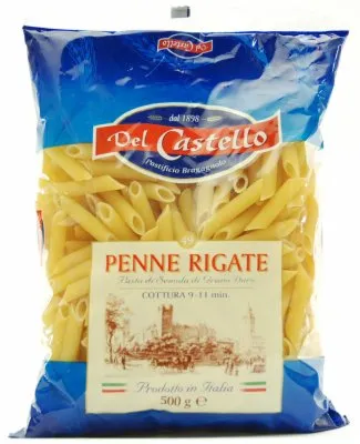 TESTENINA PENNE RIGATE DEL CASTELLO 500G