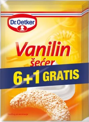 VANILIN ŠEĆER DR.OETKER 10G 6+1 GRATIS