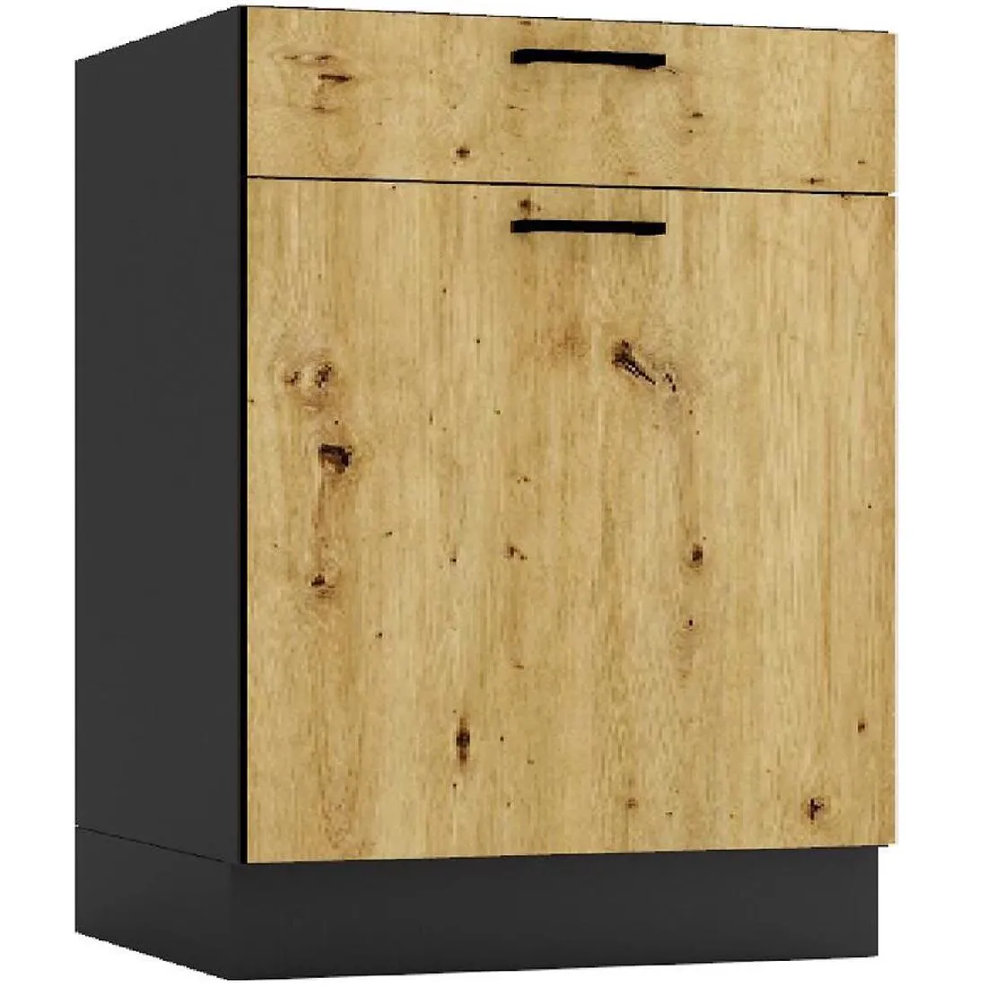 Anika D60S/1 P/L kuhinjski ormaric 60x44,6x82 hrast/grafit