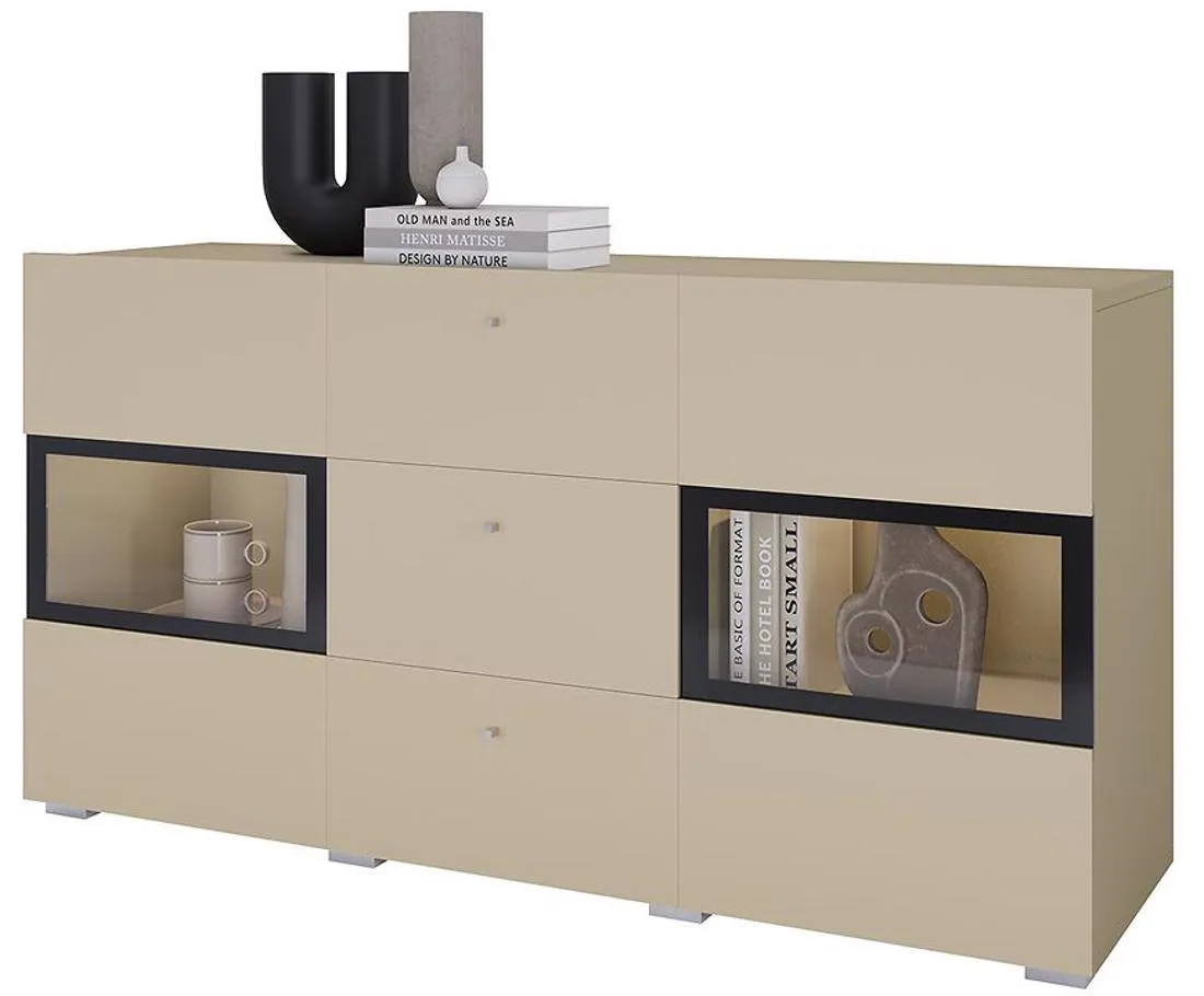 Baros komoda 132x39x70 bež