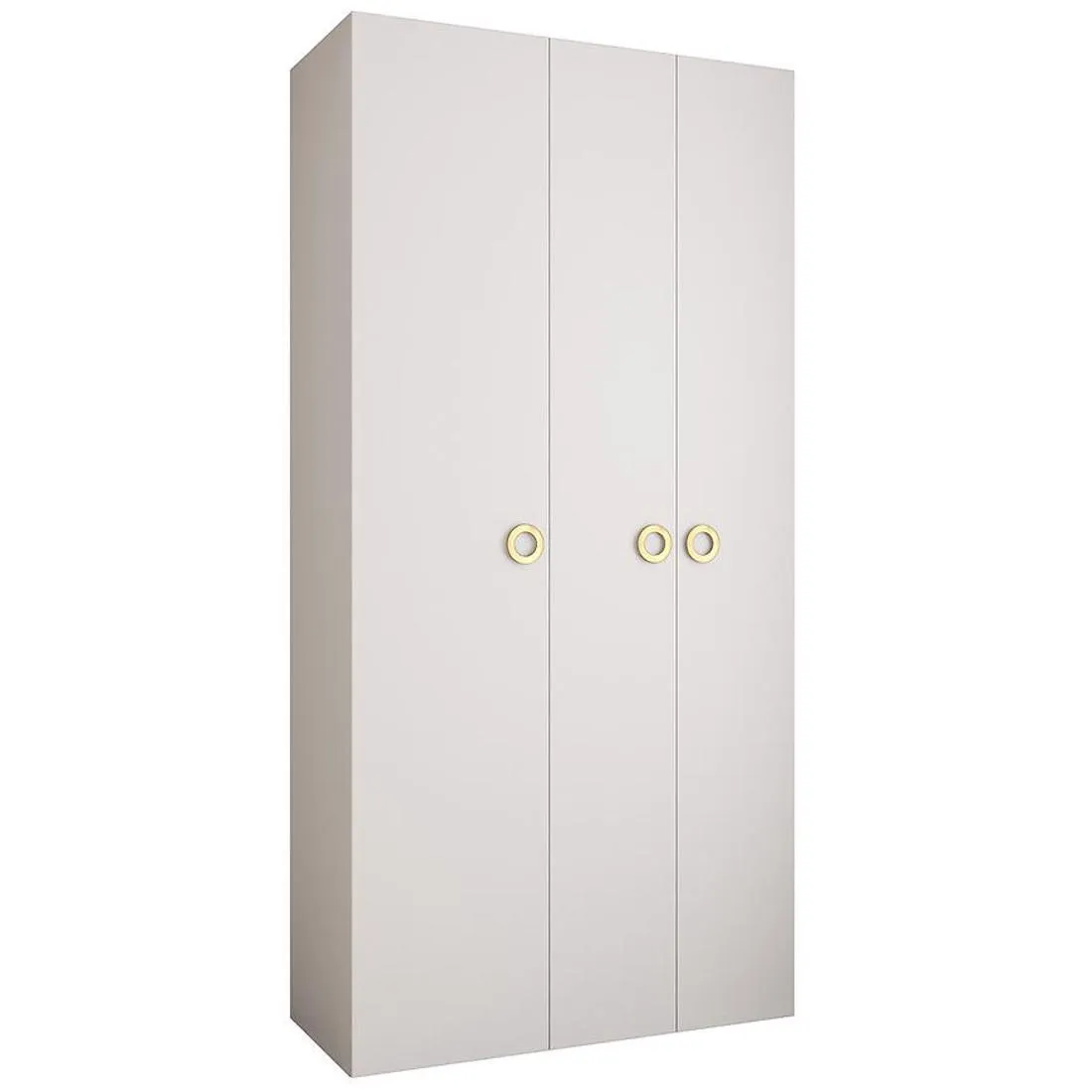 Como 1-120 ormar  40x120x245,5 cm bela/zlatna