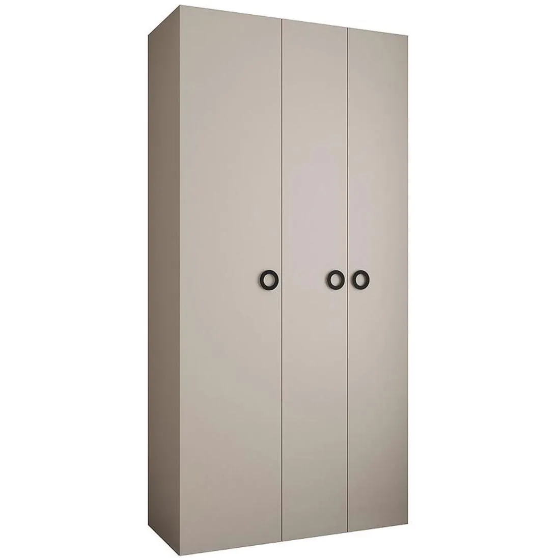Como 1-130 ormar 40x130x245,5 cm kašmir/crna
