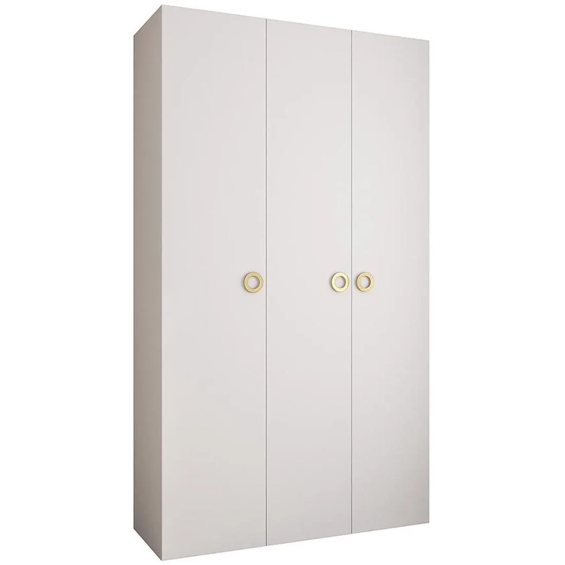 Como 1-140  ormar  40x140x245,5 cm  bela/zlatna