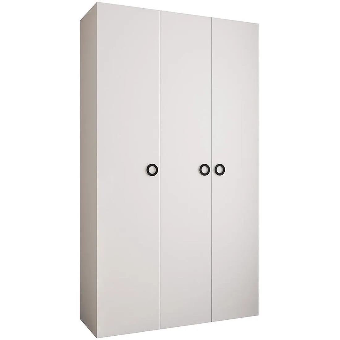 Como 1-140 ormar  50x140x245,5 cm bela/crna