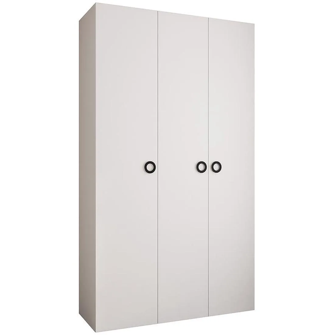 Como 1-160 ormar  50x160x245,5 cm bela/crna