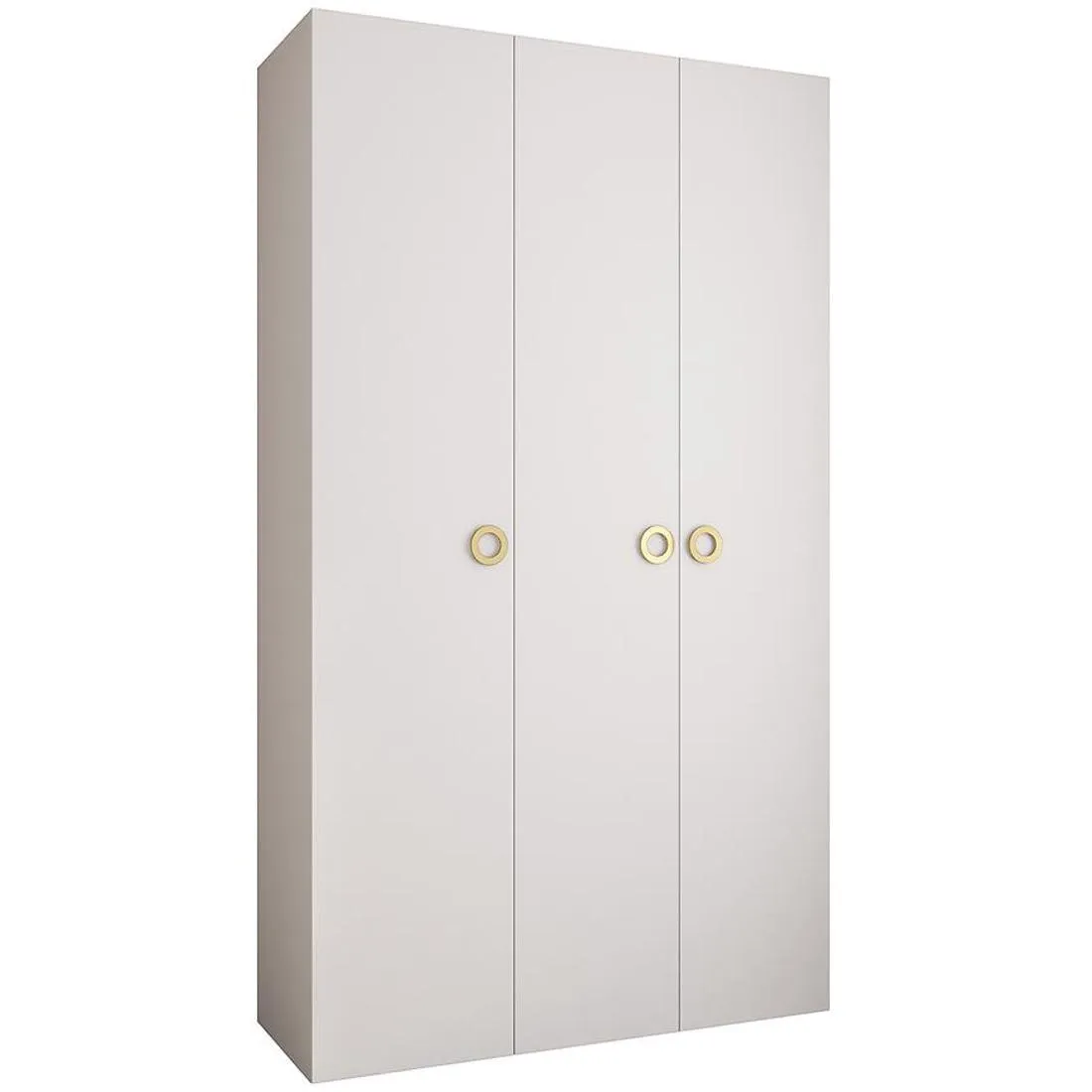 Como 1-160 ormar  50x160x245,5 cm bela/zlatna